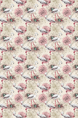 Store enrouleur Flamants blancs