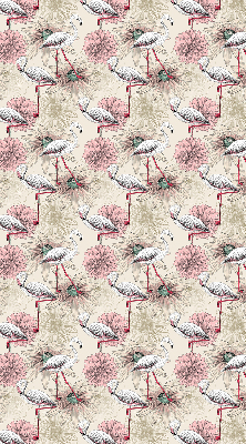 Store enrouleur Flamants blancs