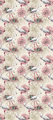 Store enrouleur Flamants blancs