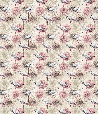 Store enrouleur Flamants blancs