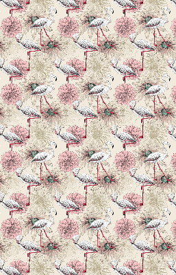 Store enrouleur Flamants blancs