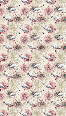 Store enrouleur Flamants blancs