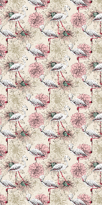 Store enrouleur Flamants blancs