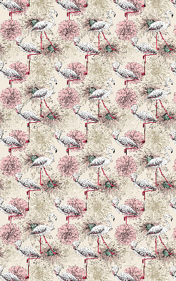 Store enrouleur Flamants blancs