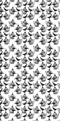 Store intérieur Corbeaux noirs