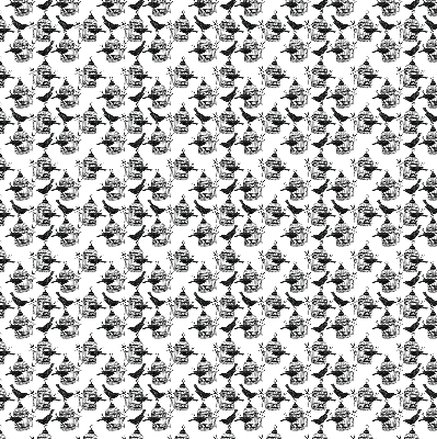 Store intérieur Corbeaux noirs