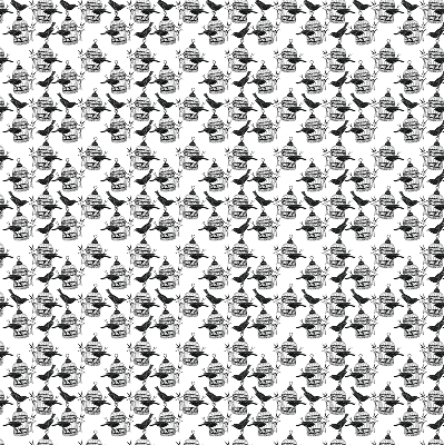 Store intérieur Corbeaux noirs