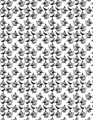 Store intérieur Corbeaux noirs