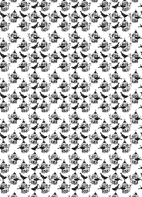 Store intérieur Corbeaux noirs