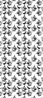 Store intérieur Corbeaux noirs