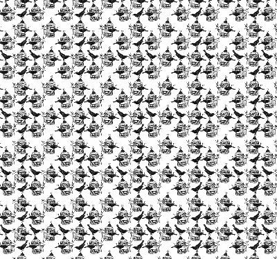 Store intérieur Corbeaux noirs