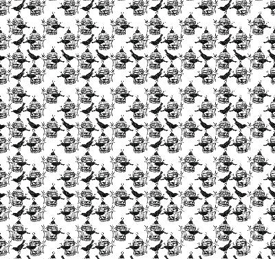 Store intérieur Corbeaux noirs