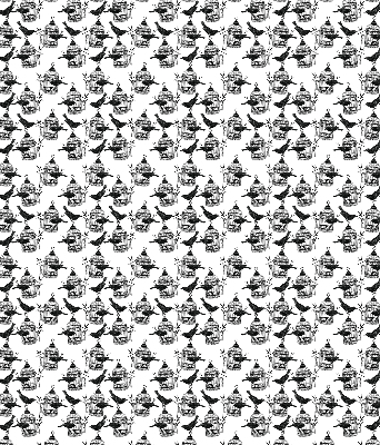 Store intérieur Corbeaux noirs