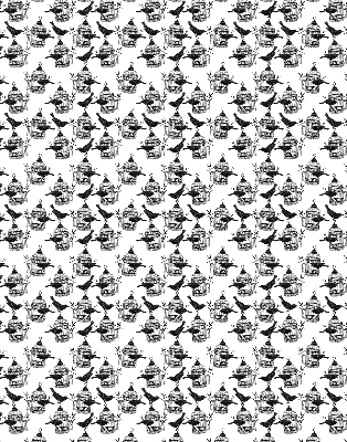 Store intérieur Corbeaux noirs