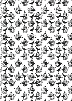 Store intérieur Corbeaux noirs