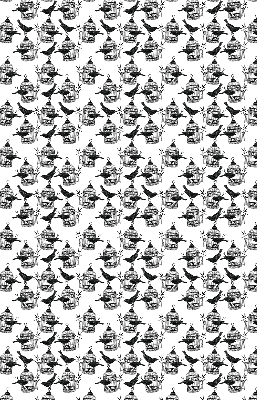 Store intérieur Corbeaux noirs