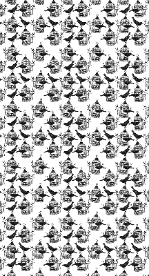 Store intérieur Corbeaux noirs