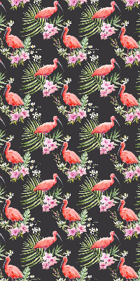 Store intérieur Flamants roses sur les plantes