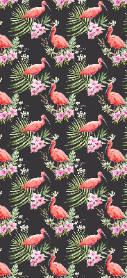 Store intérieur Flamants roses sur les plantes