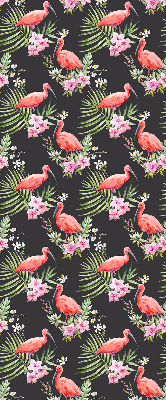 Store intérieur Flamants roses sur les plantes