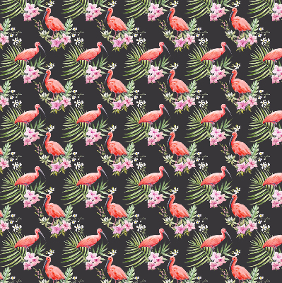 Store intérieur Flamants roses sur les plantes