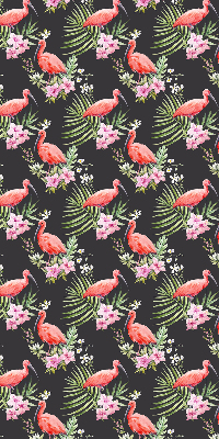 Store intérieur Flamants roses sur les plantes