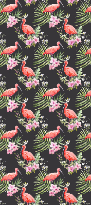 Store intérieur Flamants roses sur les plantes