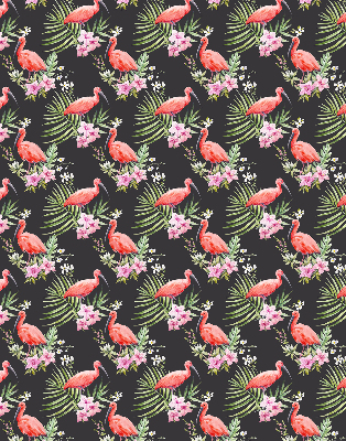 Store intérieur Flamants roses sur les plantes