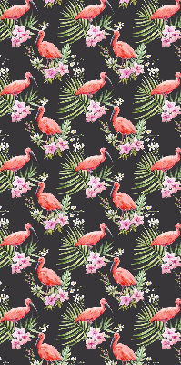 Store intérieur Flamants roses sur les plantes