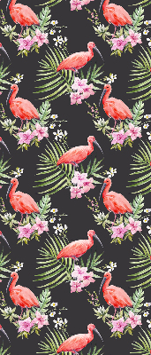 Store intérieur Flamants roses sur les plantes