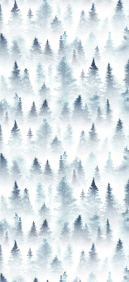 Store enrouleur Forêt dans le brouillard