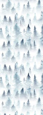 Store enrouleur Forêt dans le brouillard