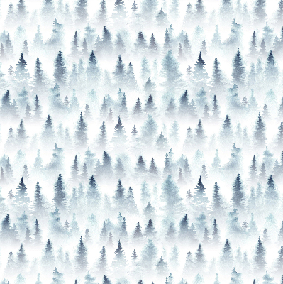 Store enrouleur Forêt dans le brouillard