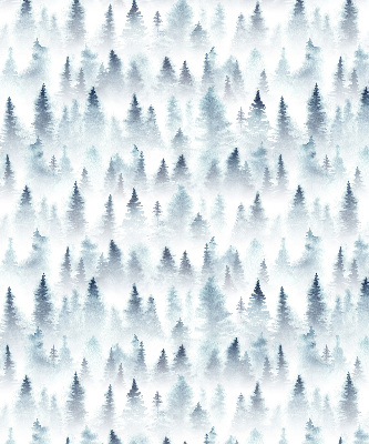 Store enrouleur Forêt dans le brouillard
