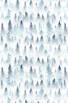 Store enrouleur Forêt dans le brouillard