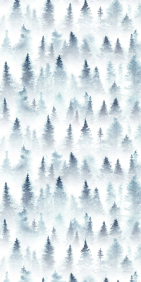 Store enrouleur Forêt dans le brouillard