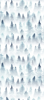 Store enrouleur Forêt dans le brouillard