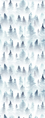 Store enrouleur Forêt dans le brouillard