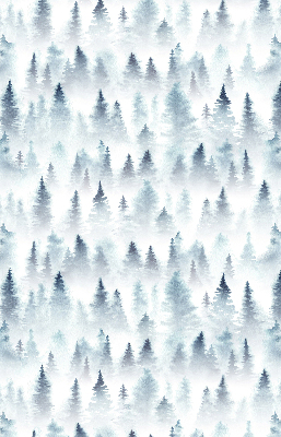 Store enrouleur Forêt dans le brouillard
