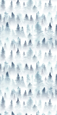 Store enrouleur Forêt dans le brouillard