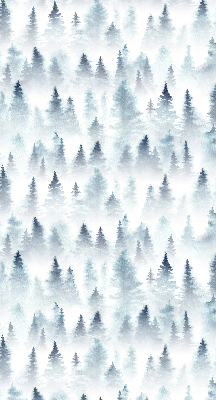 Store enrouleur Forêt dans le brouillard
