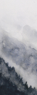 Store enrouleur Montagnes brumeuses