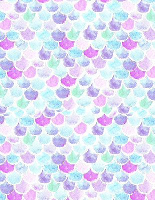 Store enrouleur Écailles colorées