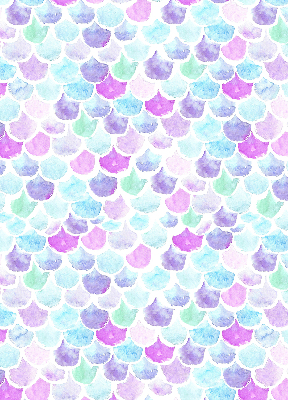 Store enrouleur Écailles colorées