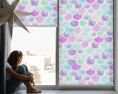 Store enrouleur Écailles colorées