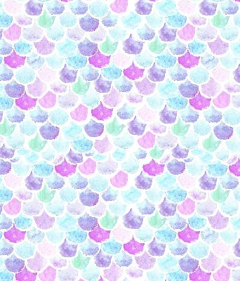 Store enrouleur Écailles colorées