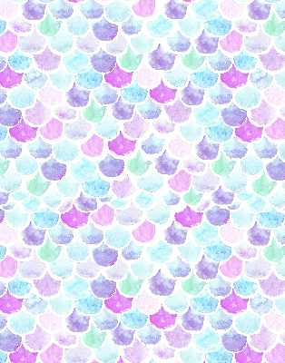 Store enrouleur Écailles colorées