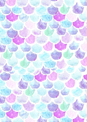 Store enrouleur Écailles colorées