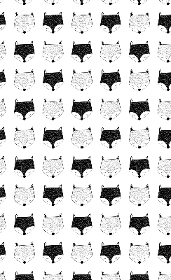 Store intérieur Têtes de renard dessinées