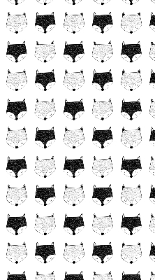 Store intérieur Têtes de renard dessinées